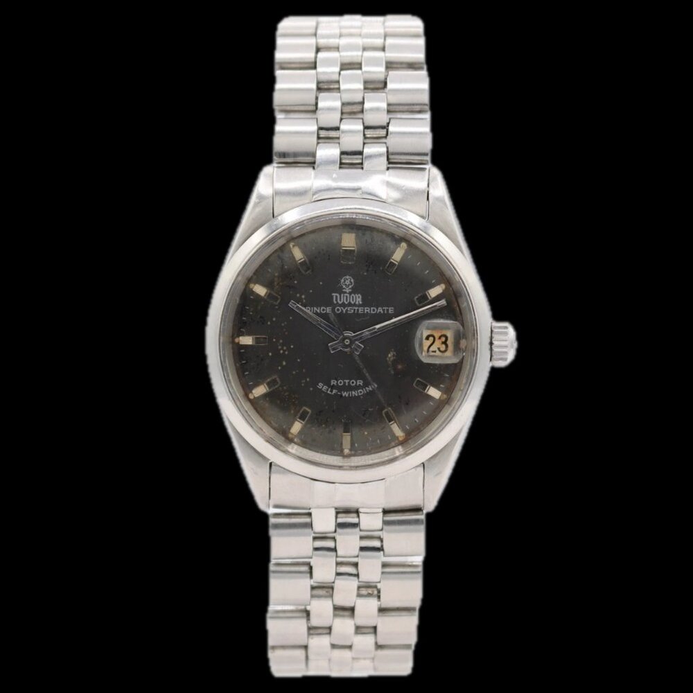 Vintage Tudor Prince Oysterdate Men's Automatic Wristwatch Steel Mexico Band